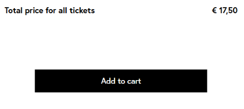 ベルヴェデーレ宮殿　予約チケット　カートに入れる