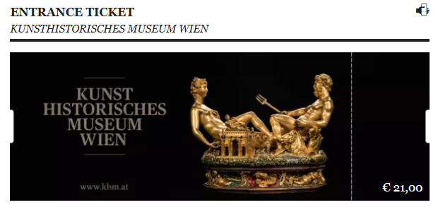 ウィーン美術史美術館入場券 チケット予約