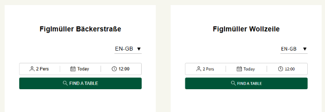 フィグルミュラー 予約画面