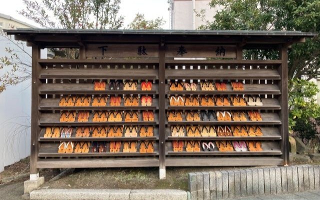 城崎温泉駅前 下駄