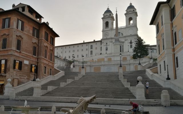 ローマ観光 スペイン広場